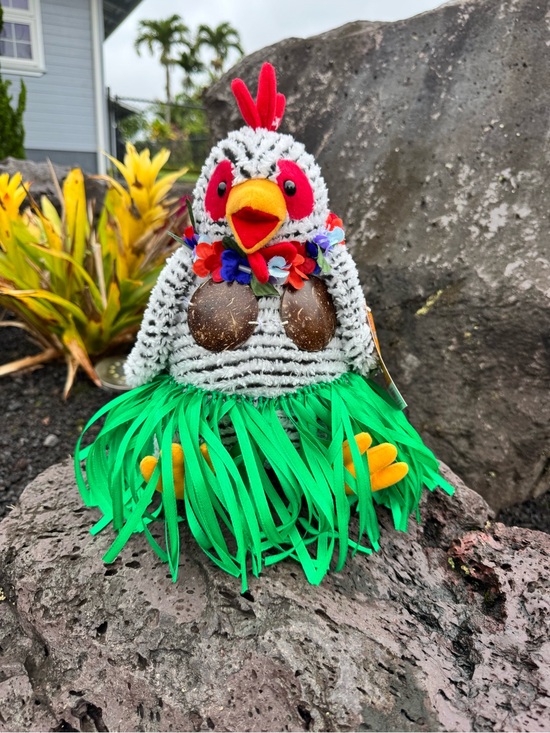 Hau‘oli Other - Hawaiian Stuff Hau‘oli Hula Hula Chicken Plush Doll Hawaii Collectible